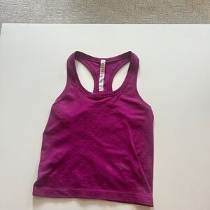 Lululemon Athletica Racerback race length tank top